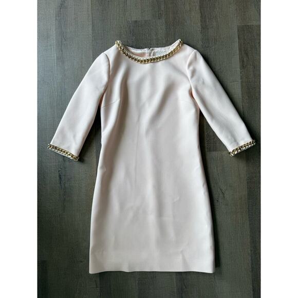 Ted Baker London Hadim Chain Embellished‎ Tunic Dress Pink Size 1 UK /Size 4 US - Picture 3 of 10